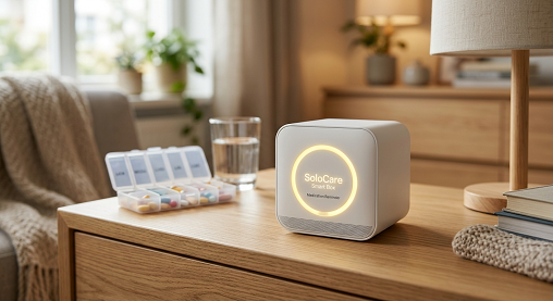 SoloCare Smart Box - No Motion Mini Robot
